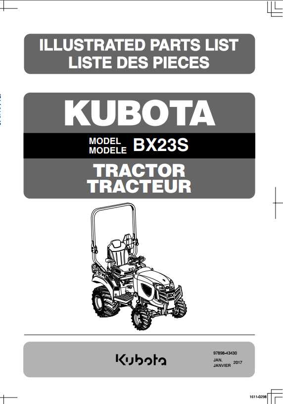 kubota bx25d parts diagram