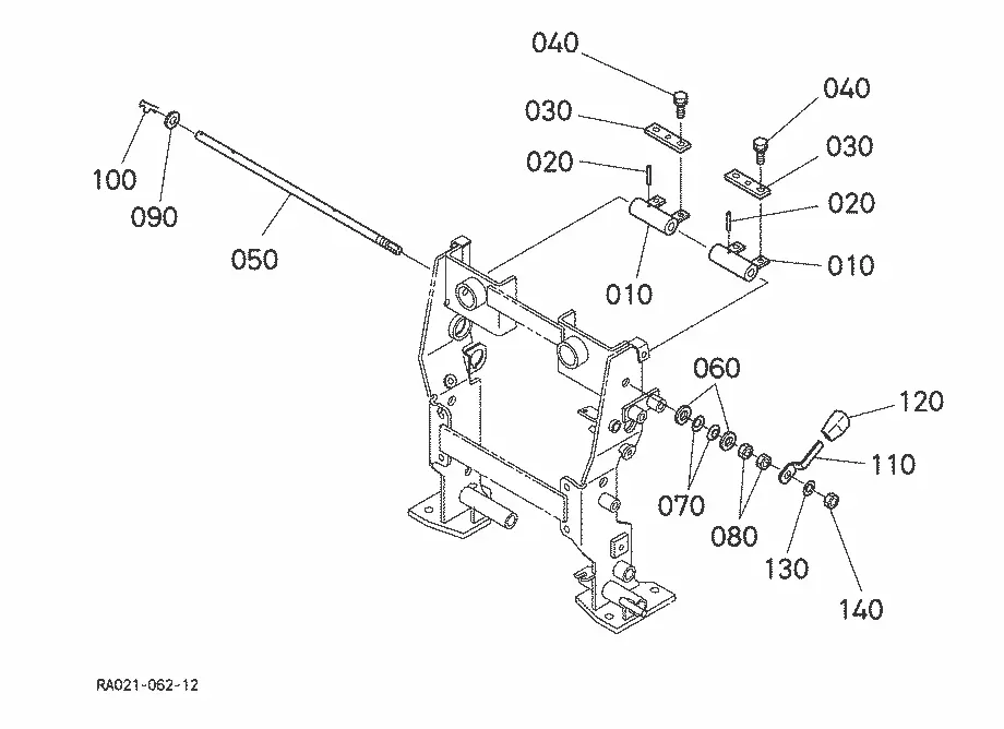 kubota k008 3 parts diagram