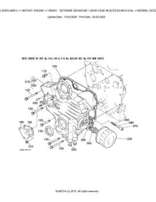 kubota k008 3 parts diagram