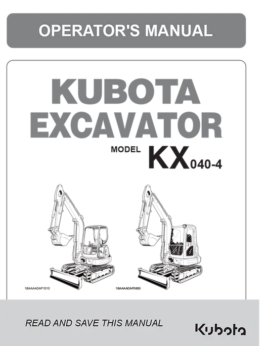 kubota kx040 4 parts diagram