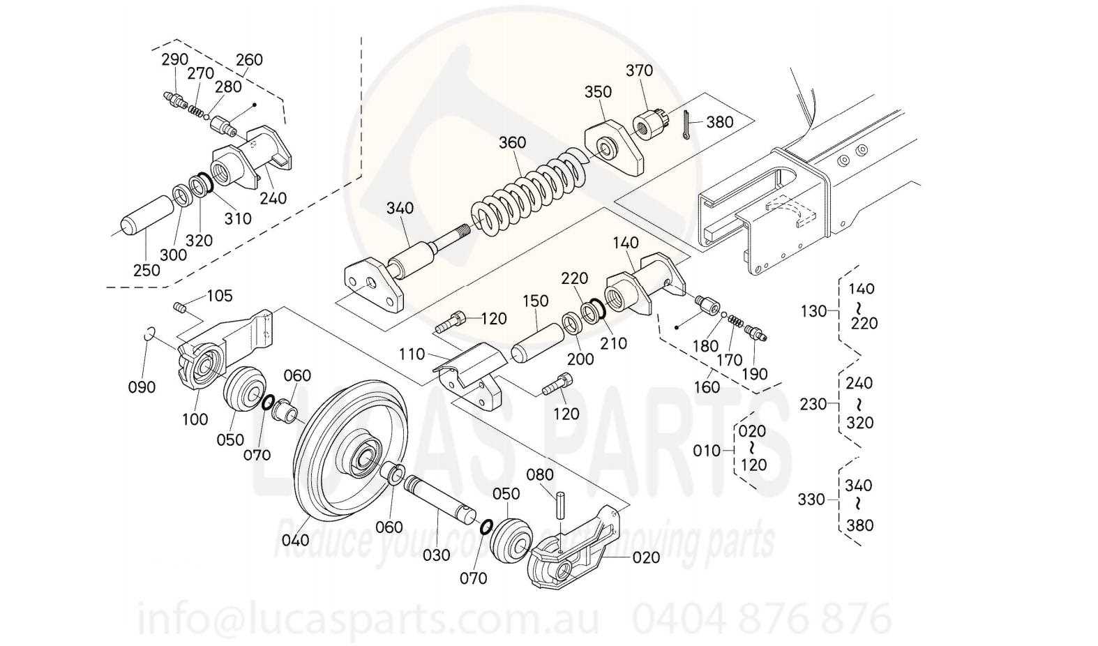 kubota kx121 3 thumb parts diagram