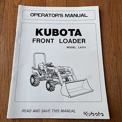 kubota la211 parts diagram