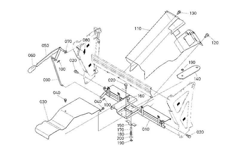 kubota mower parts diagram