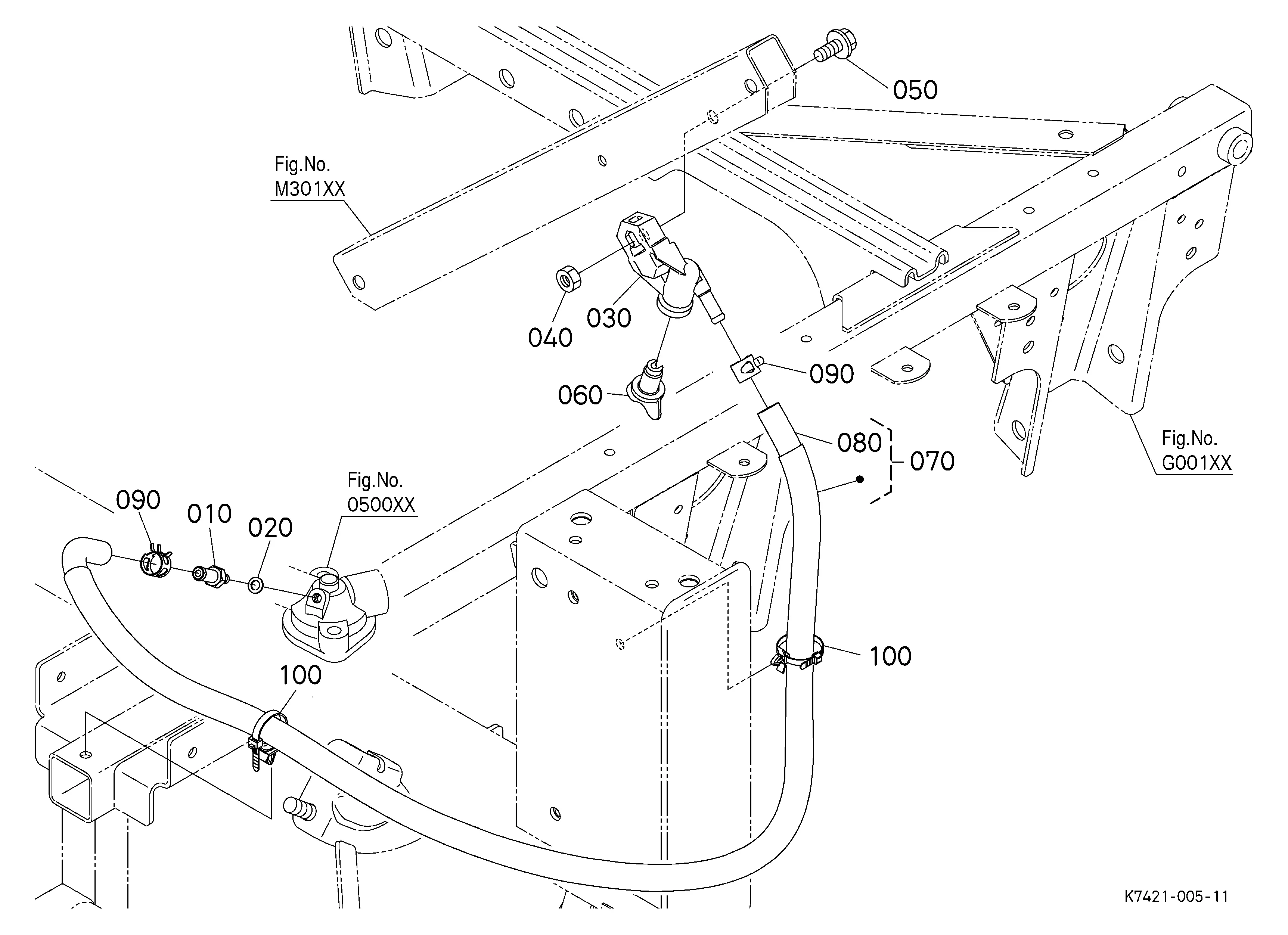 kubota rtv x1120d parts diagram