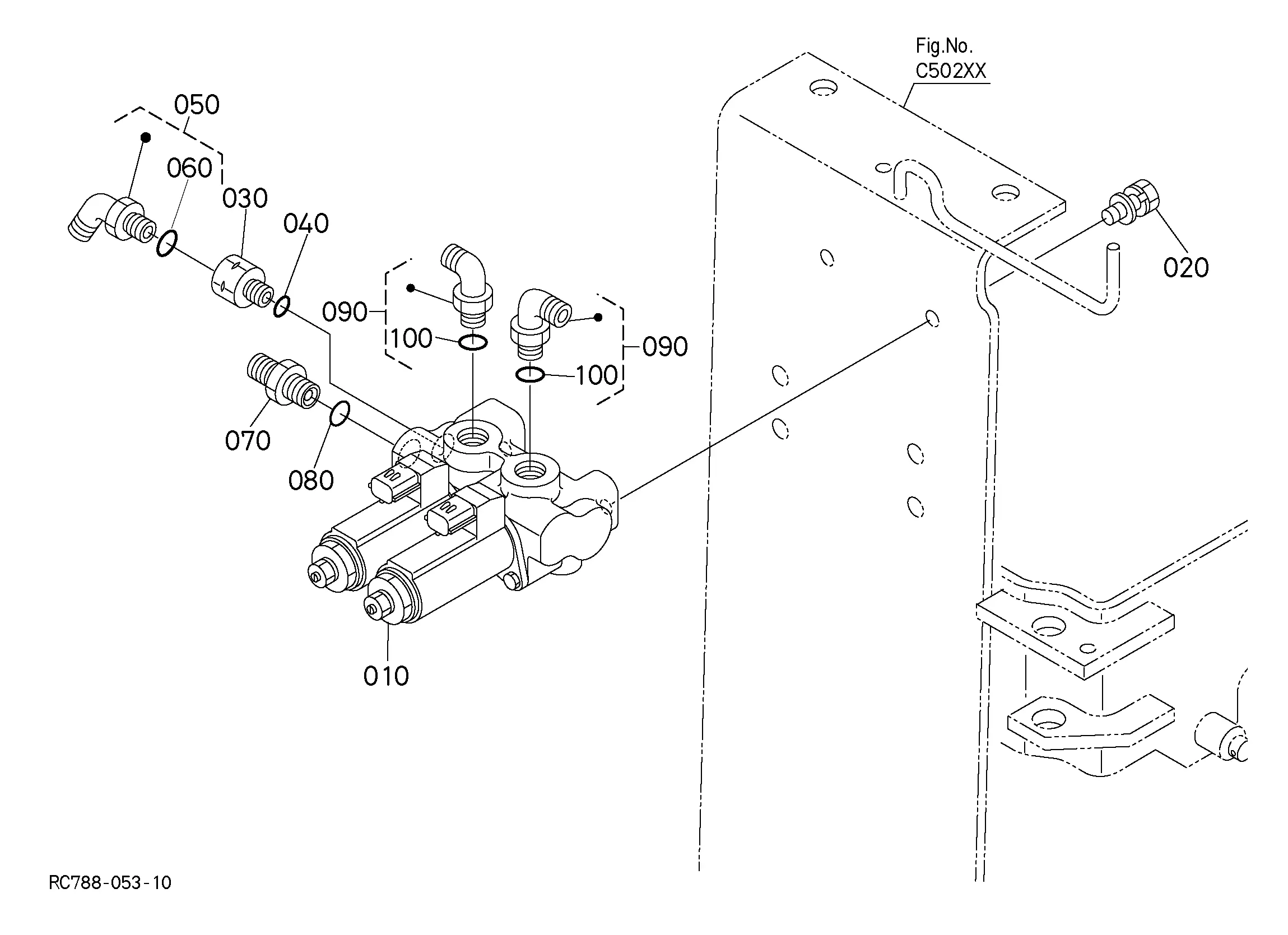 kubota u35 4 parts diagram