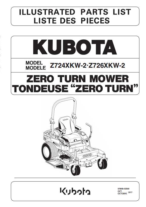 kubota z726x parts diagram