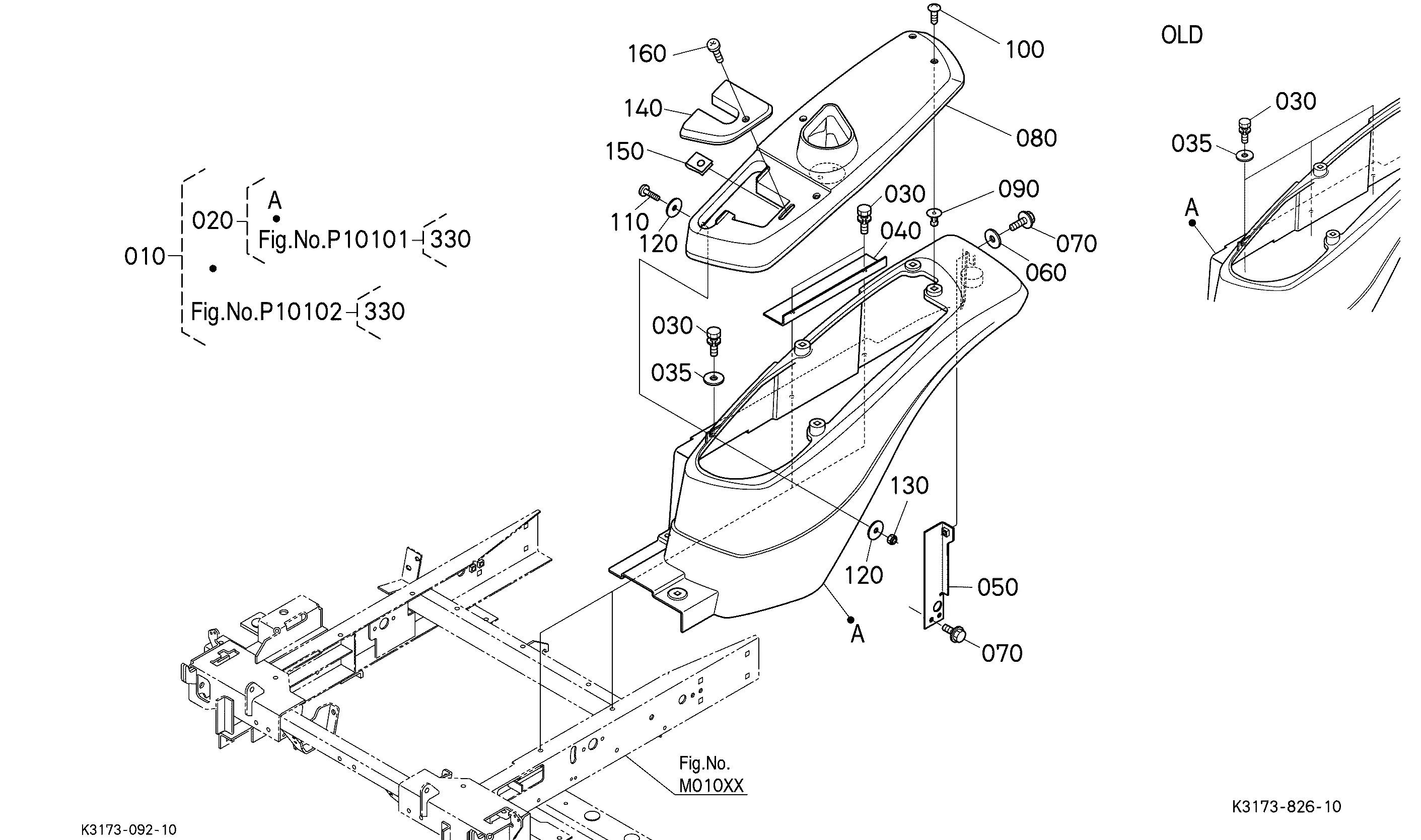 kubota zd331 deck parts diagram