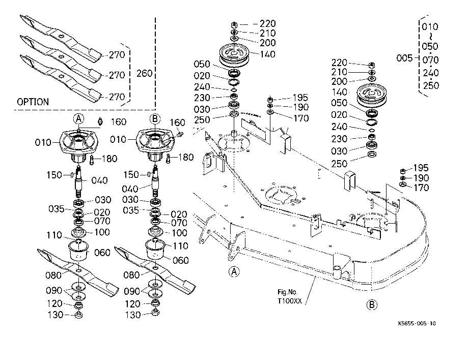 kubota zd331 deck parts diagram