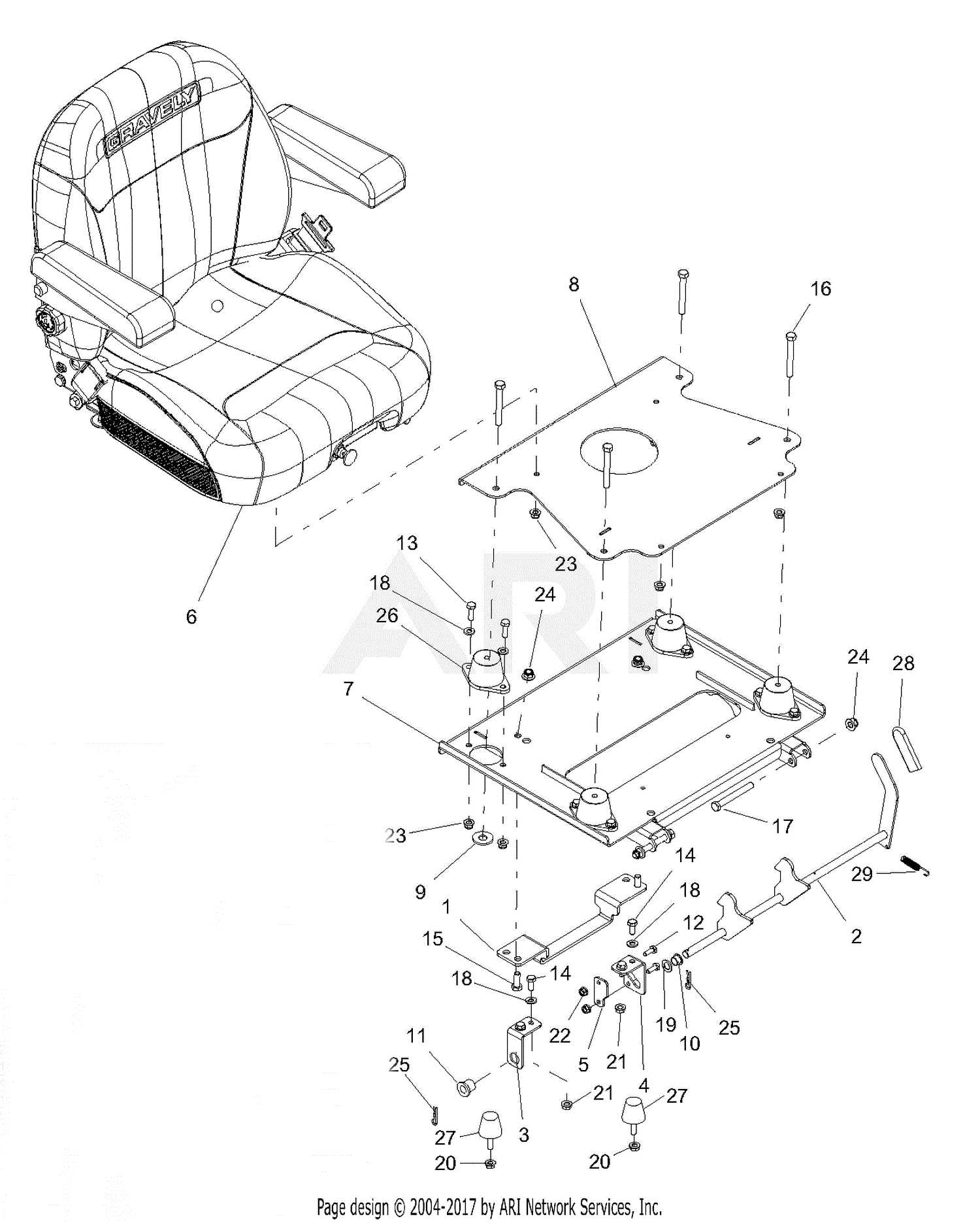 kubota zero turn mower parts diagram