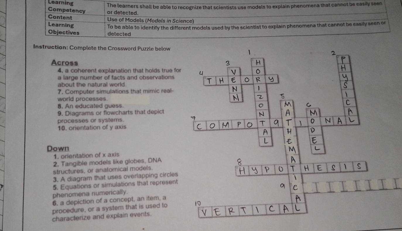 lab equipment part 1 diagram crossword answers