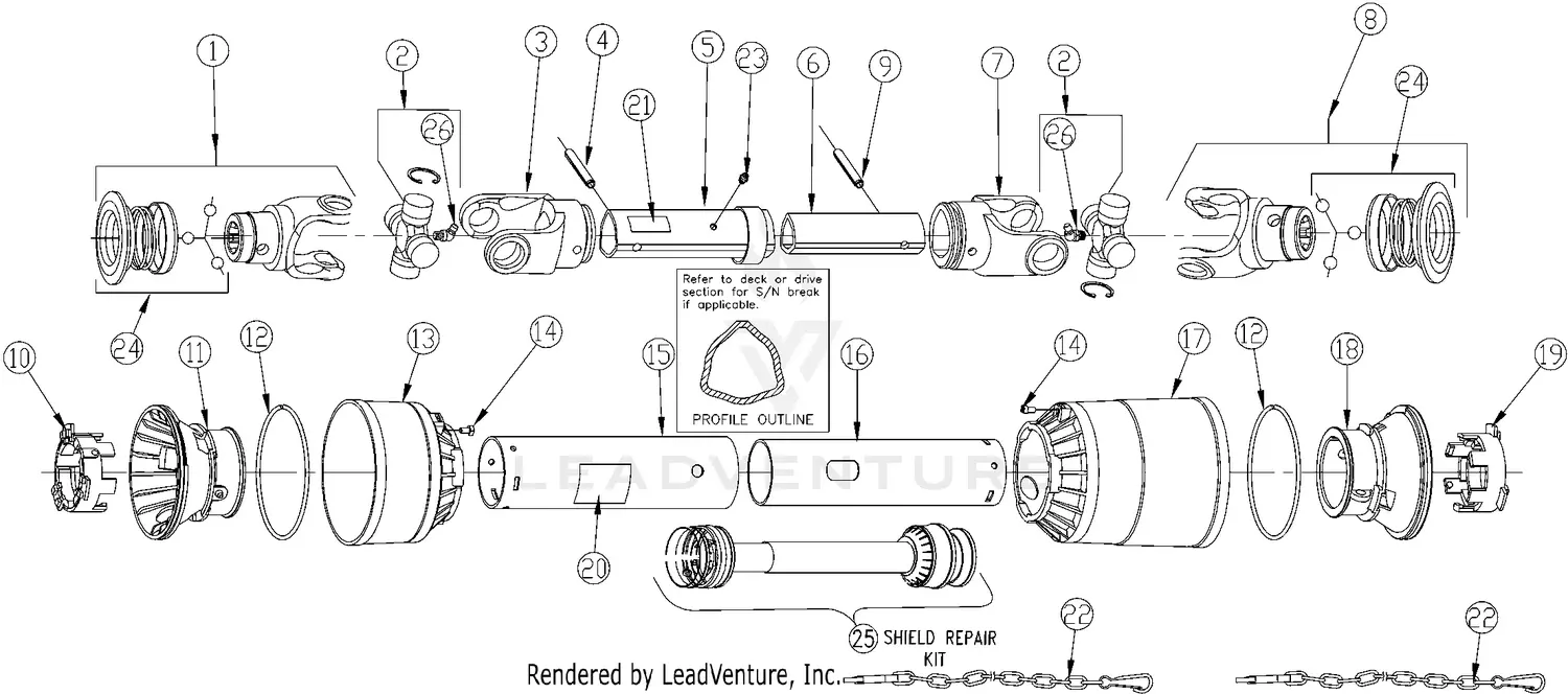 land pride fdr2572 parts diagram