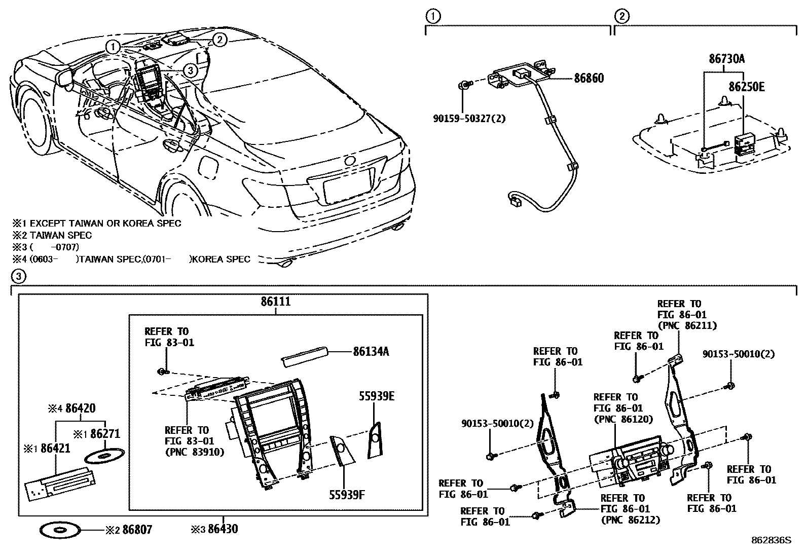 lexus es 350 parts diagram