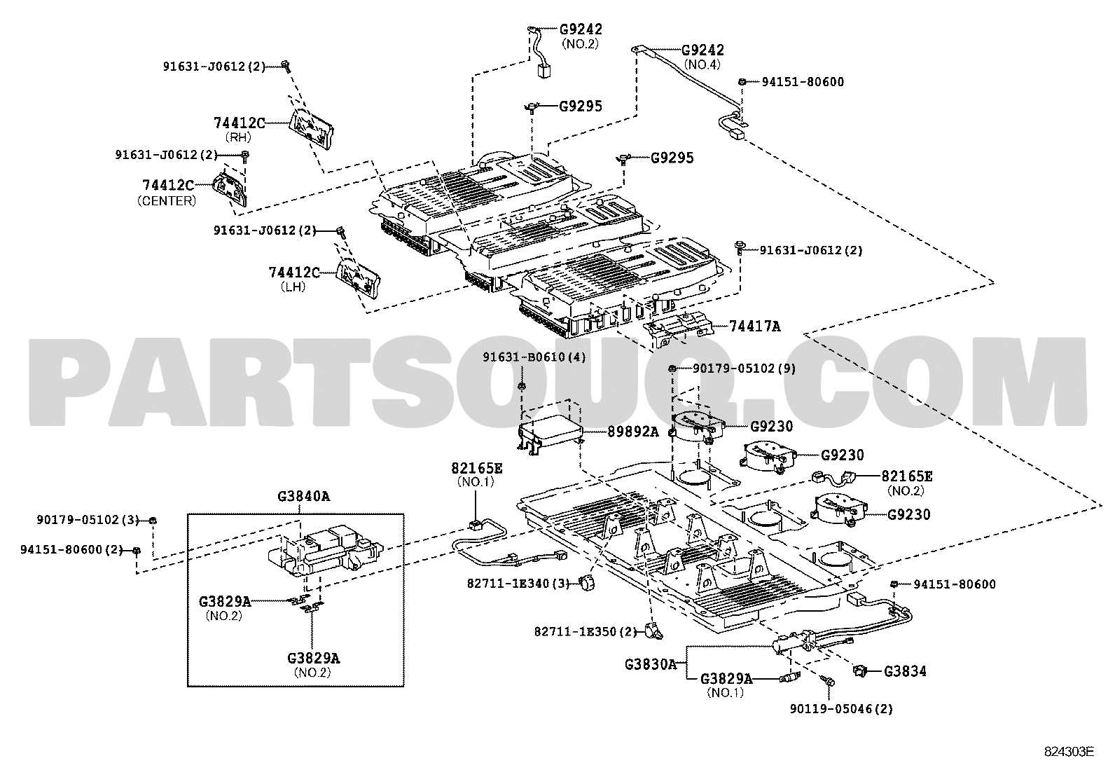 lexus rx400h parts diagram