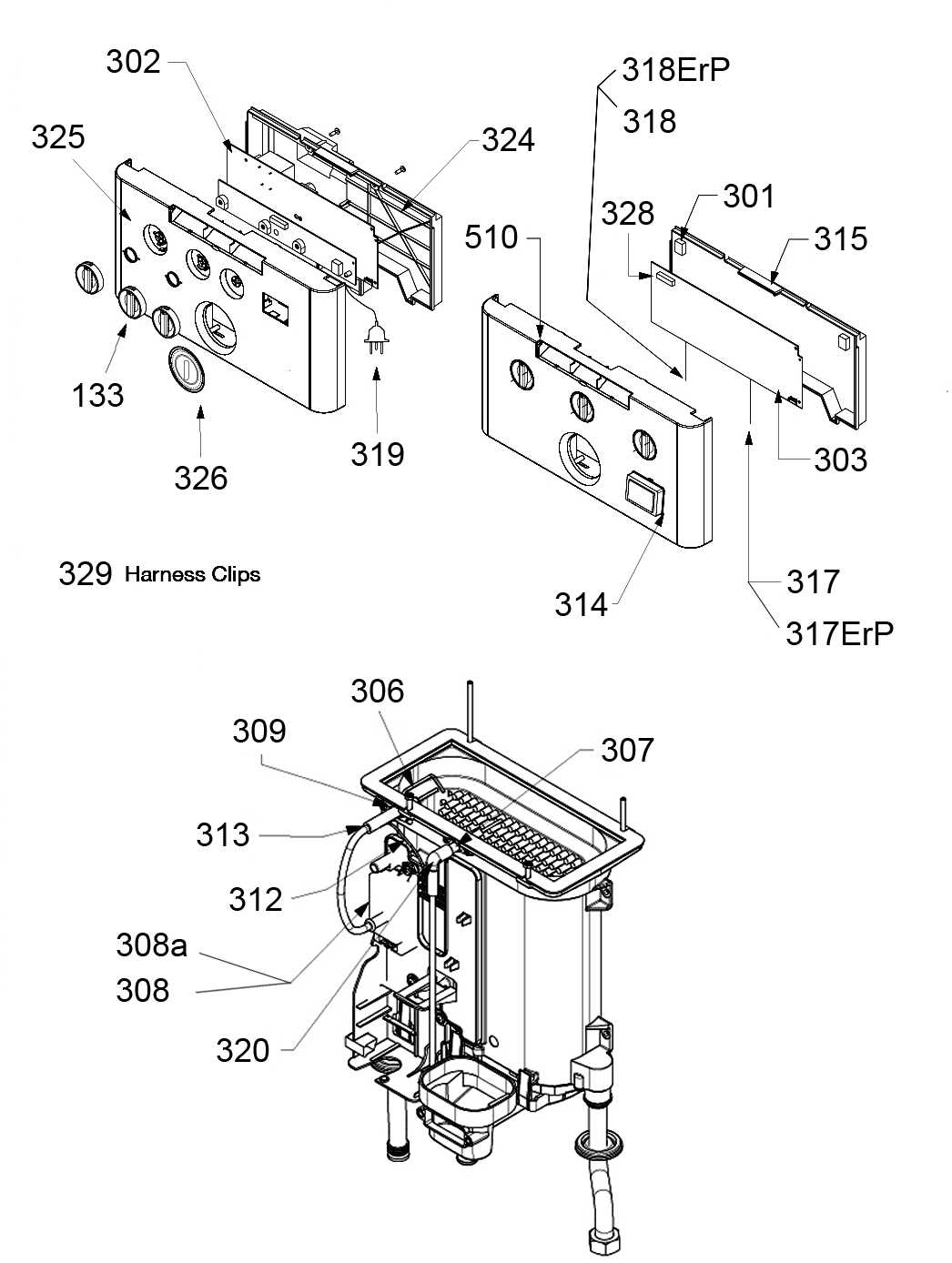 lg dishwasher ldf7774st parts diagram