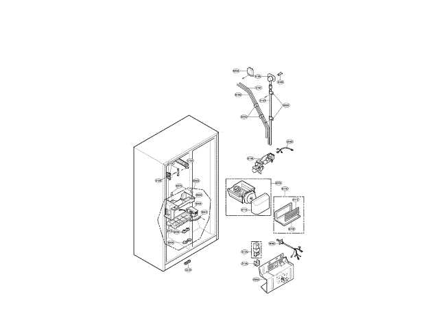 lg fridge freezer parts diagram