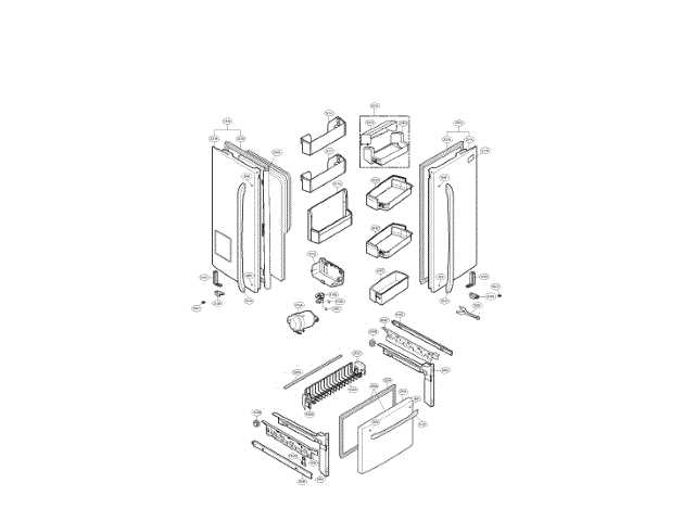 lg fridge freezer parts diagram