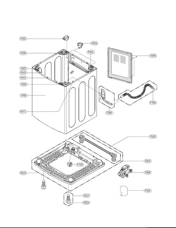 lg inverter direct drive washer parts diagram