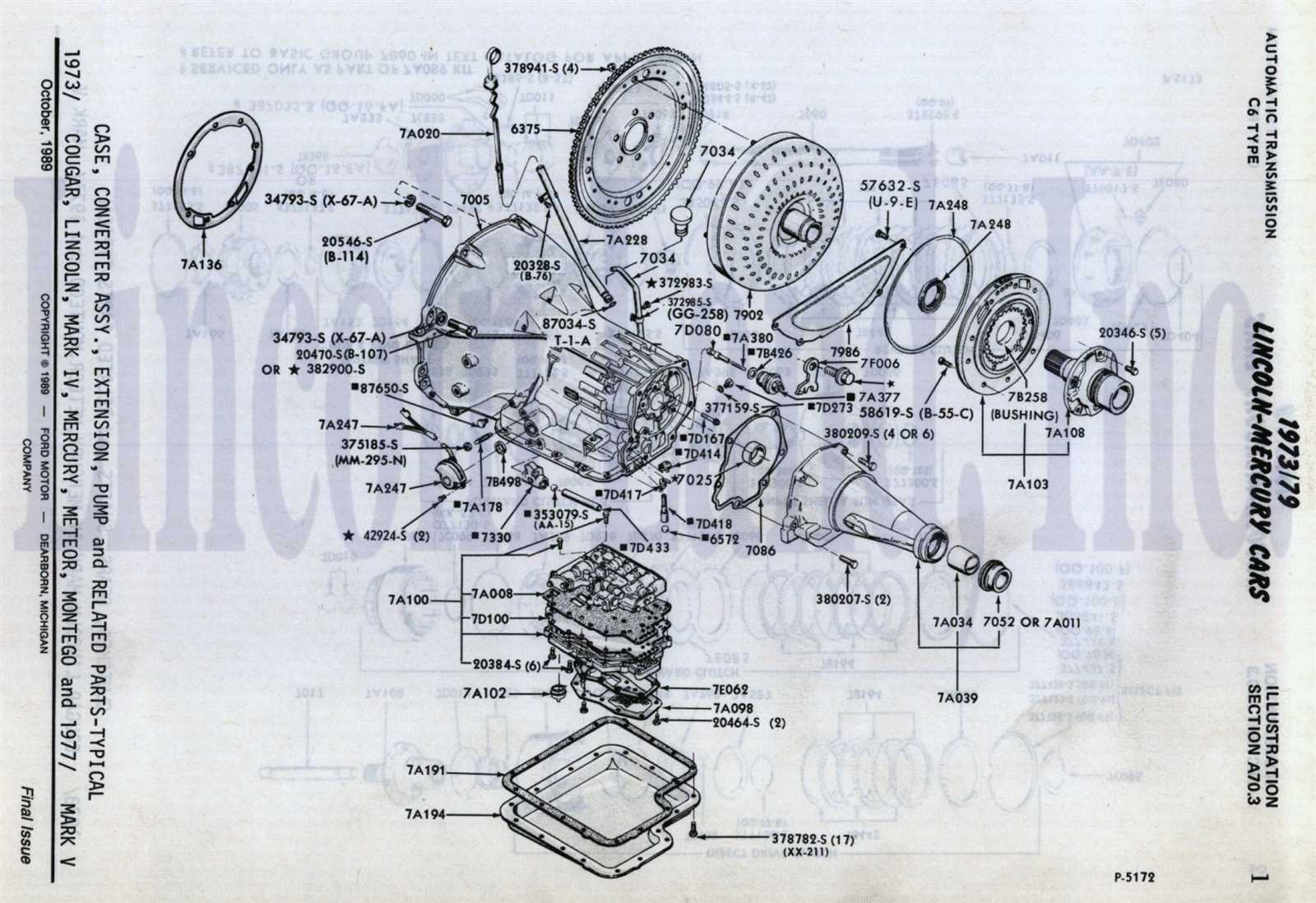 lincoln parts diagram