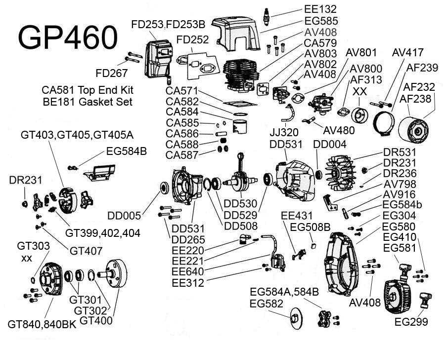 losi 5t parts diagram