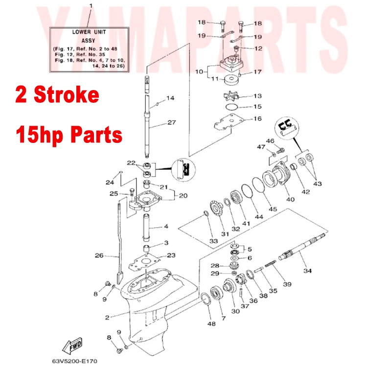 lower unit parts diagram