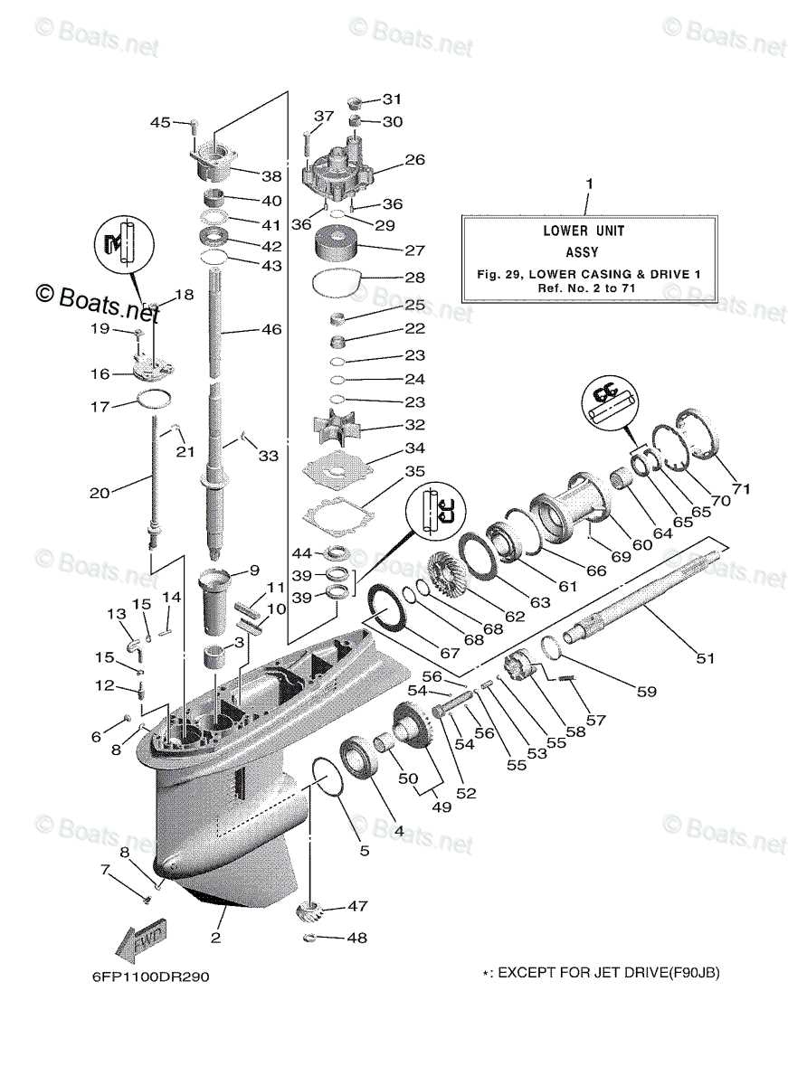 lower unit parts diagram