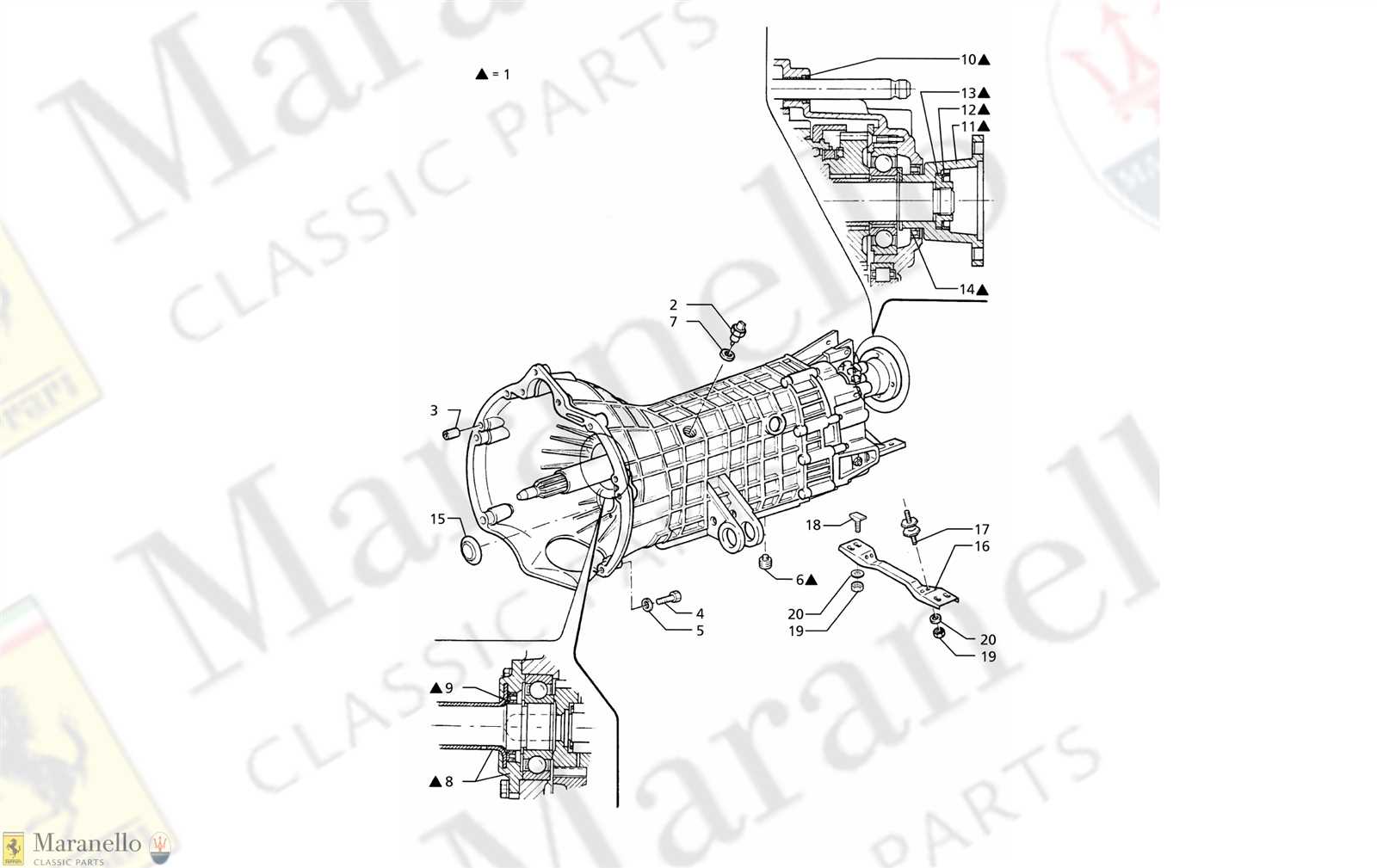 manual transmission parts diagram