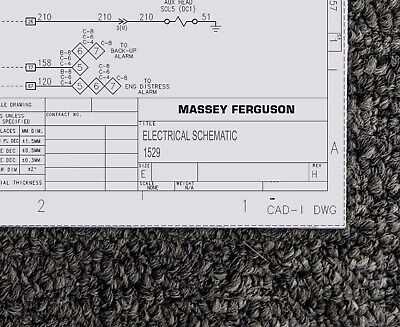 massey ferguson 1529 parts diagram