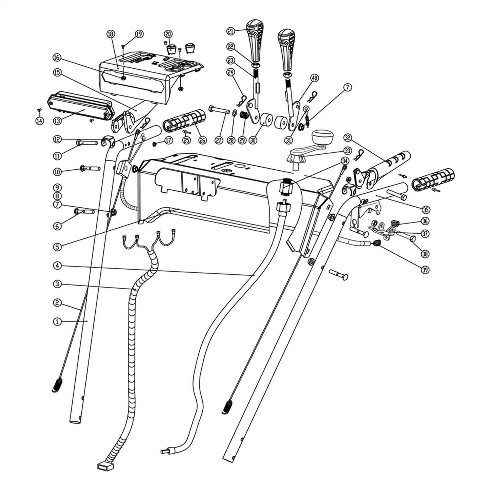 massimo snow blower parts diagram