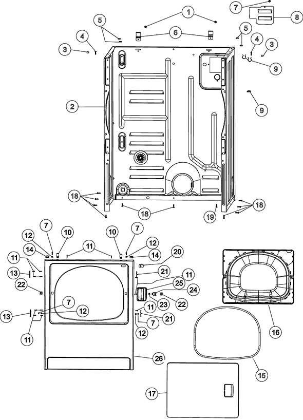 maytag performa dryer parts diagram