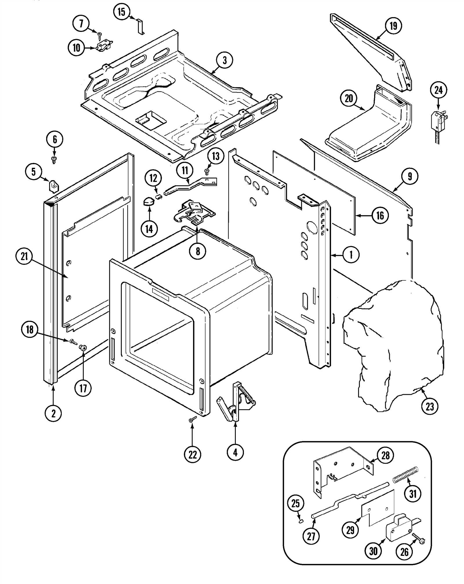 maytag performa dryer parts diagram