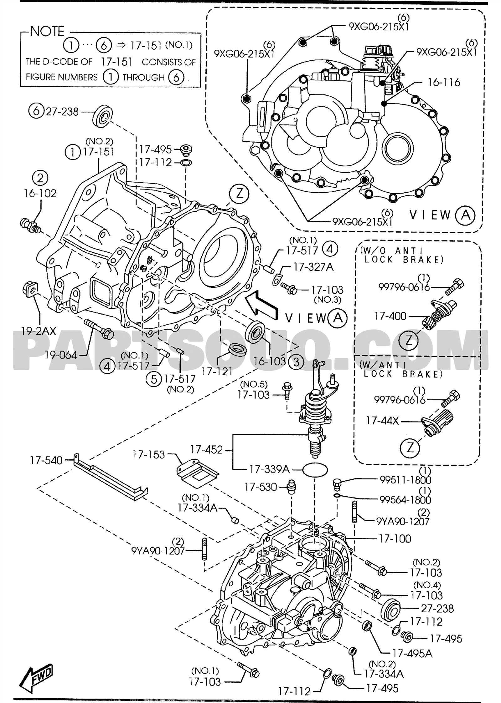 mazda 6 parts diagram