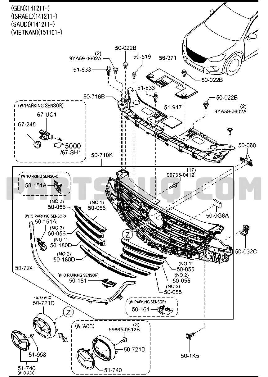 mazda cx 5 parts diagram