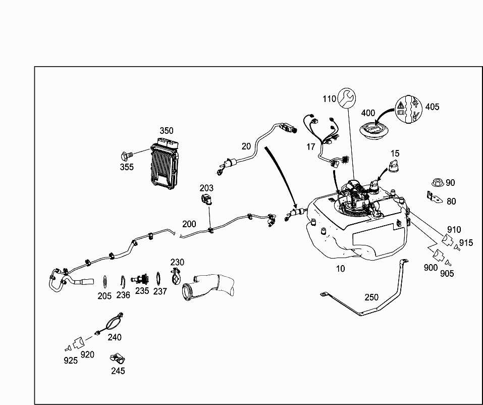 mercedes w166 parts diagram