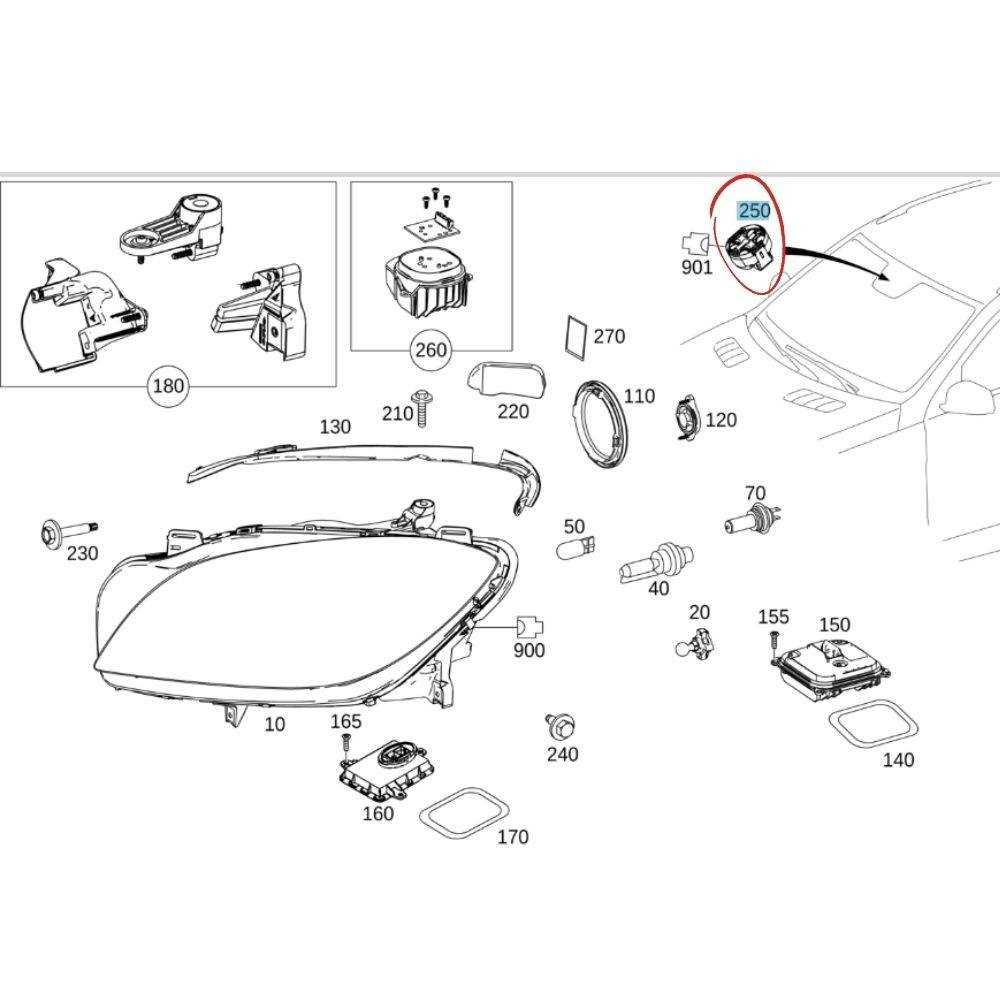 mercedes w166 parts diagram