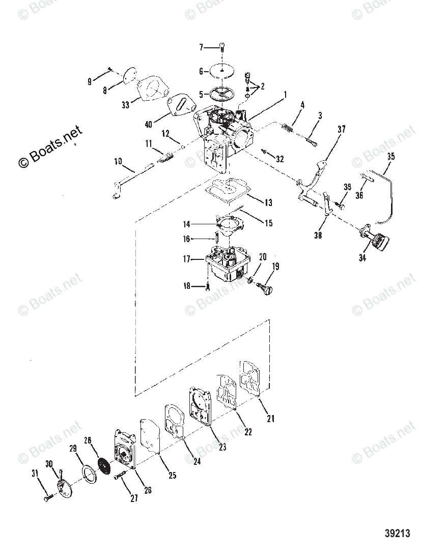 mercury 25 hp parts diagram