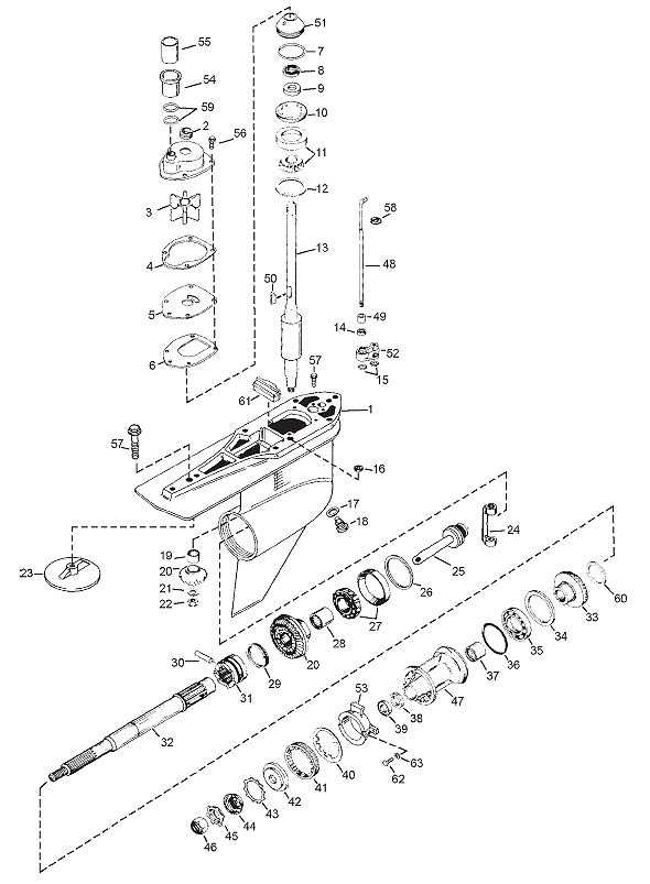 mercury alpha one parts diagram