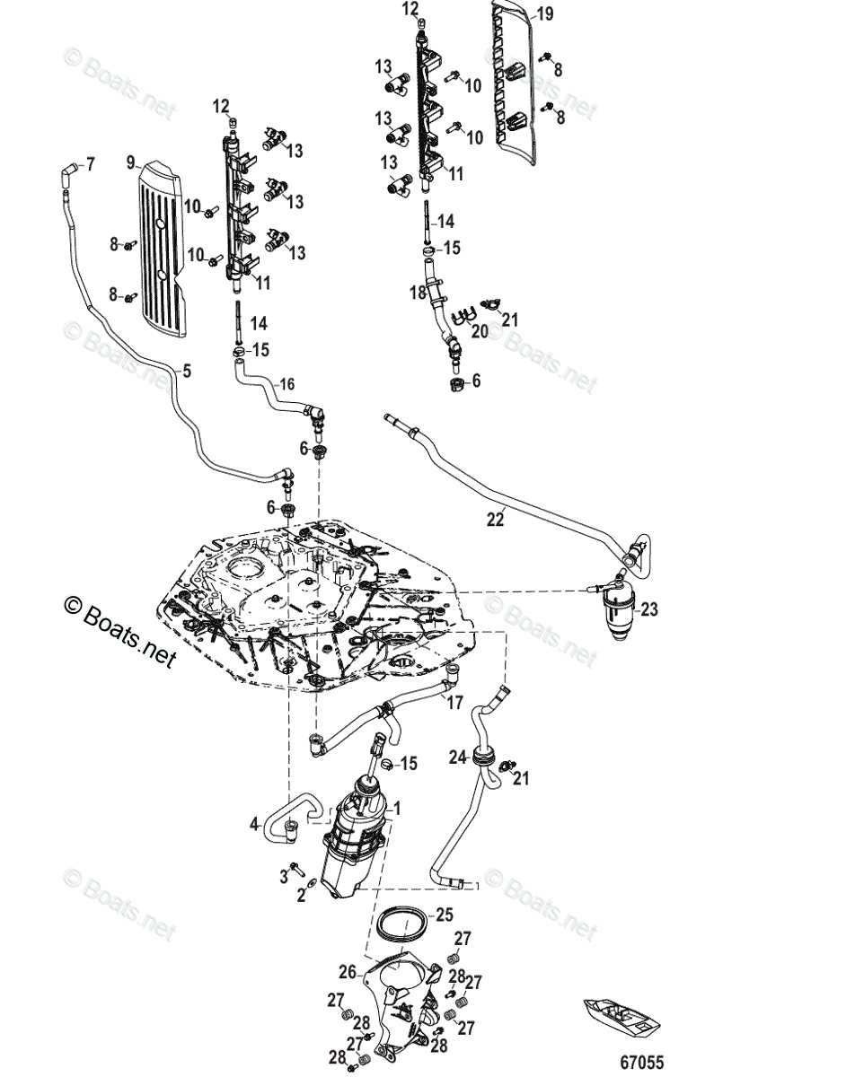 mercury optimax 225 parts diagram