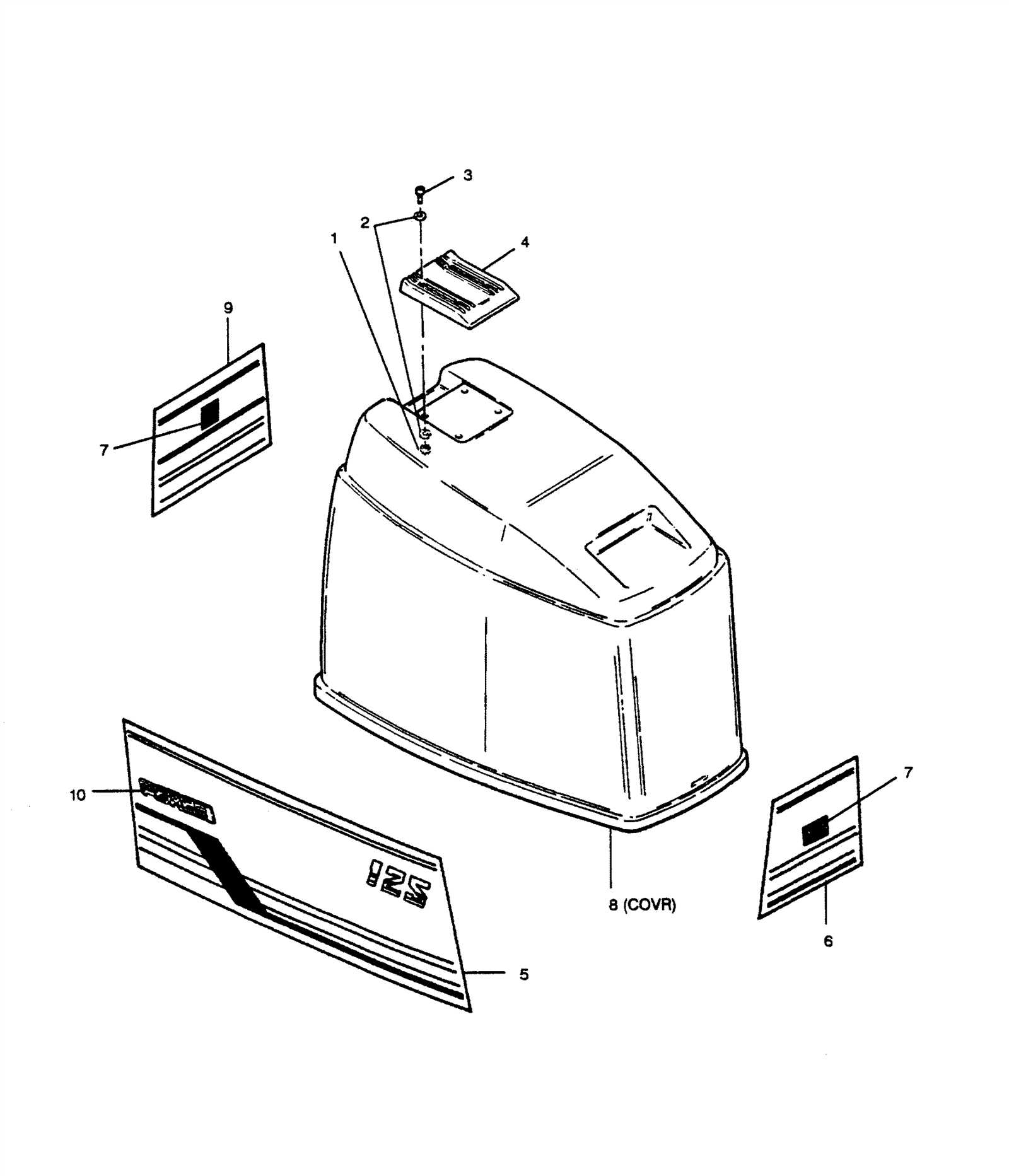 mercury outboard motor parts diagram