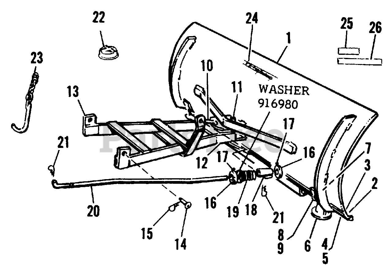 meyer snow plow parts diagram