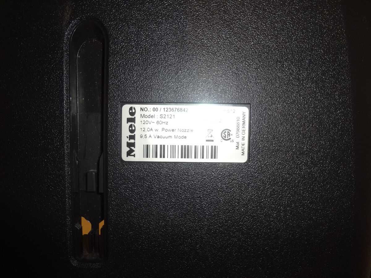 miele s2121 parts diagram