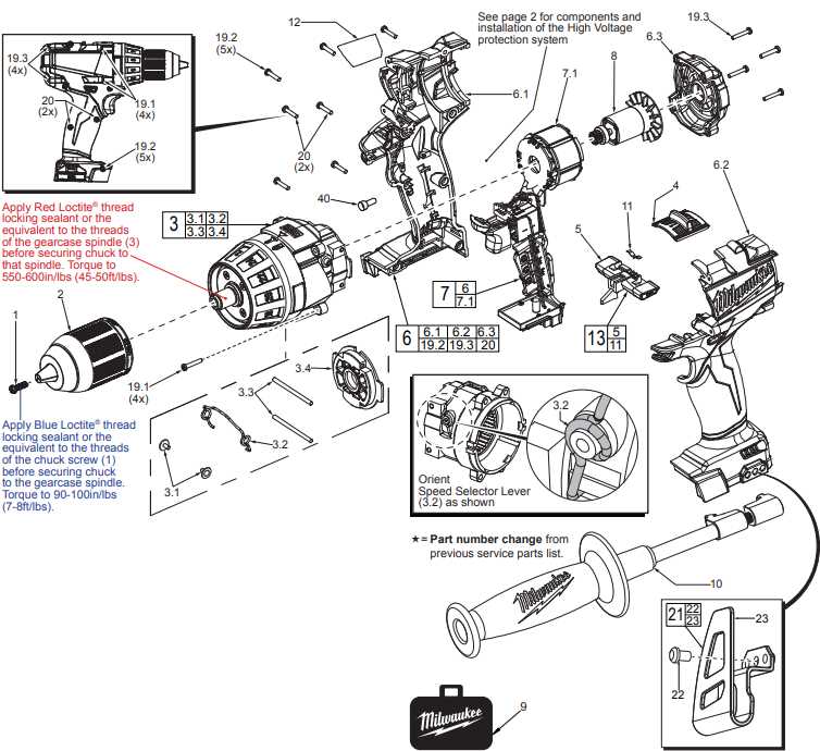 milwaukee 2601 20 parts diagram