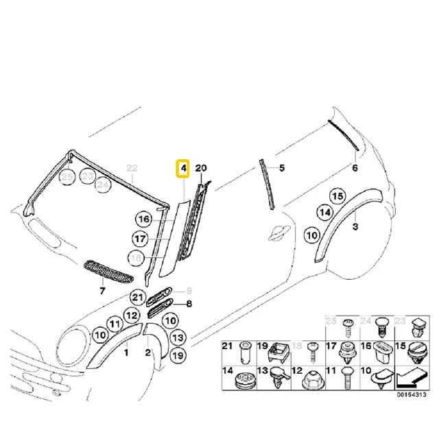 mini cooper s parts diagram