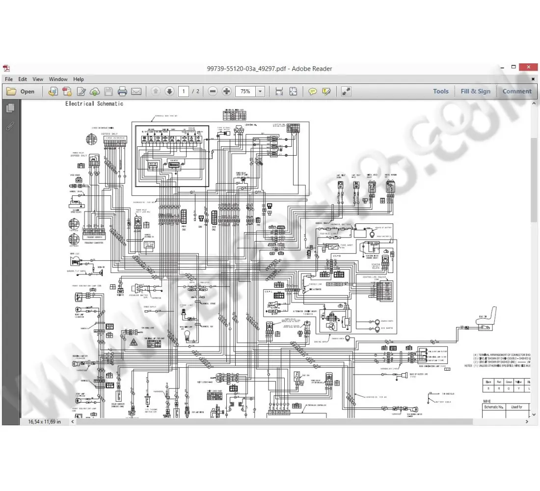 mitsubishi forklift parts diagram