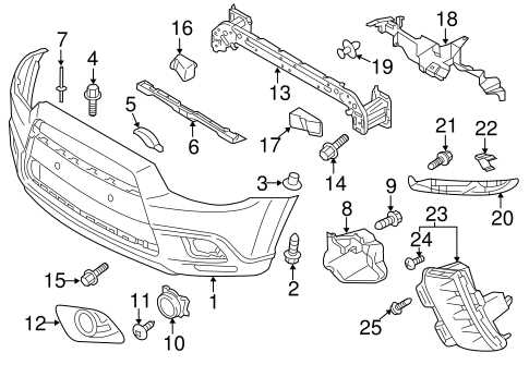 mitsubishi outlander parts diagram