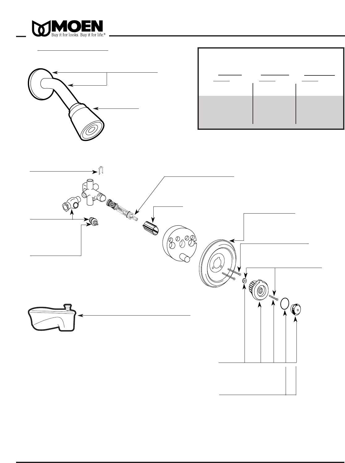 moen 1225 parts diagram