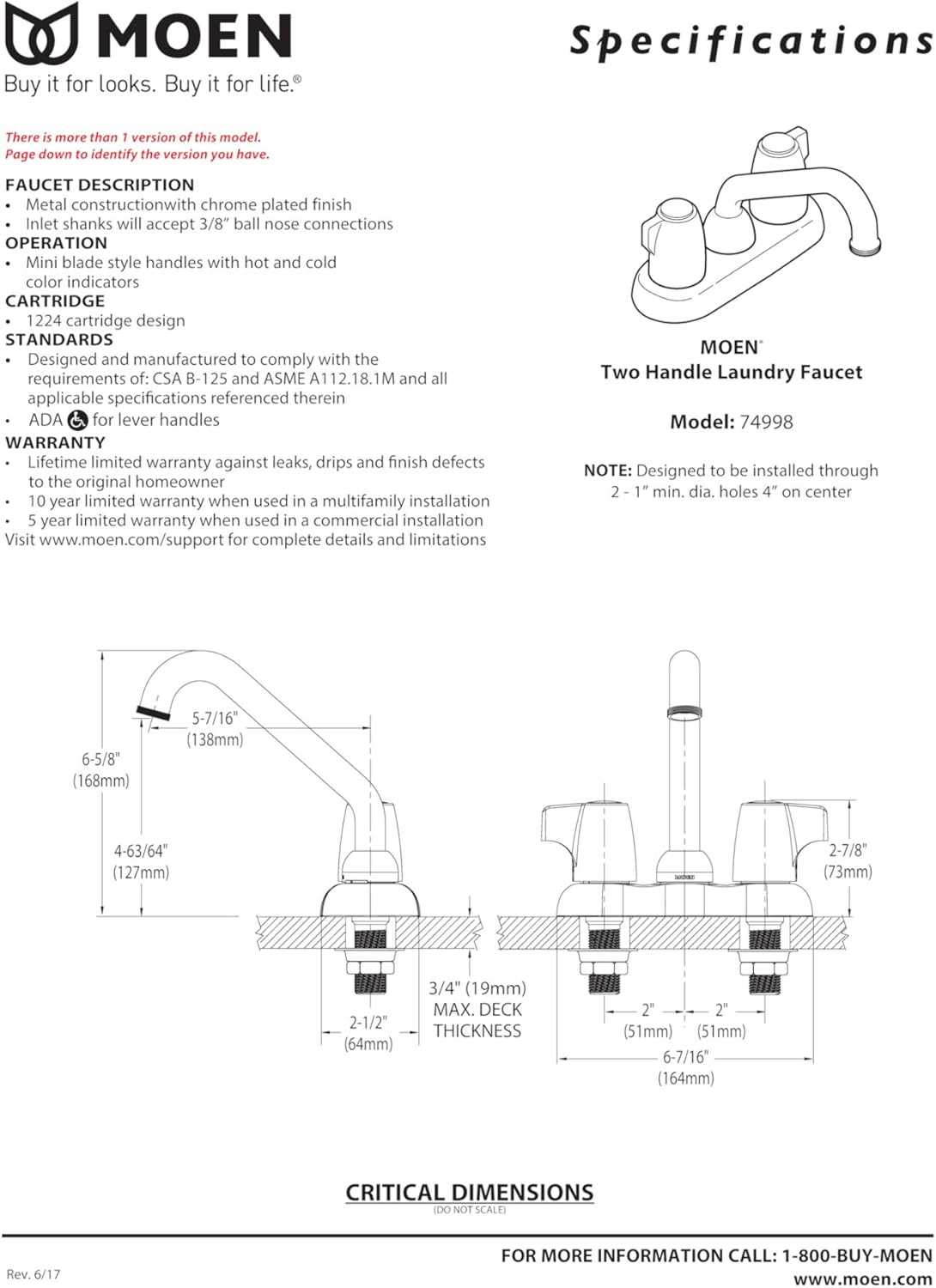 moen chateau kitchen faucet parts diagram