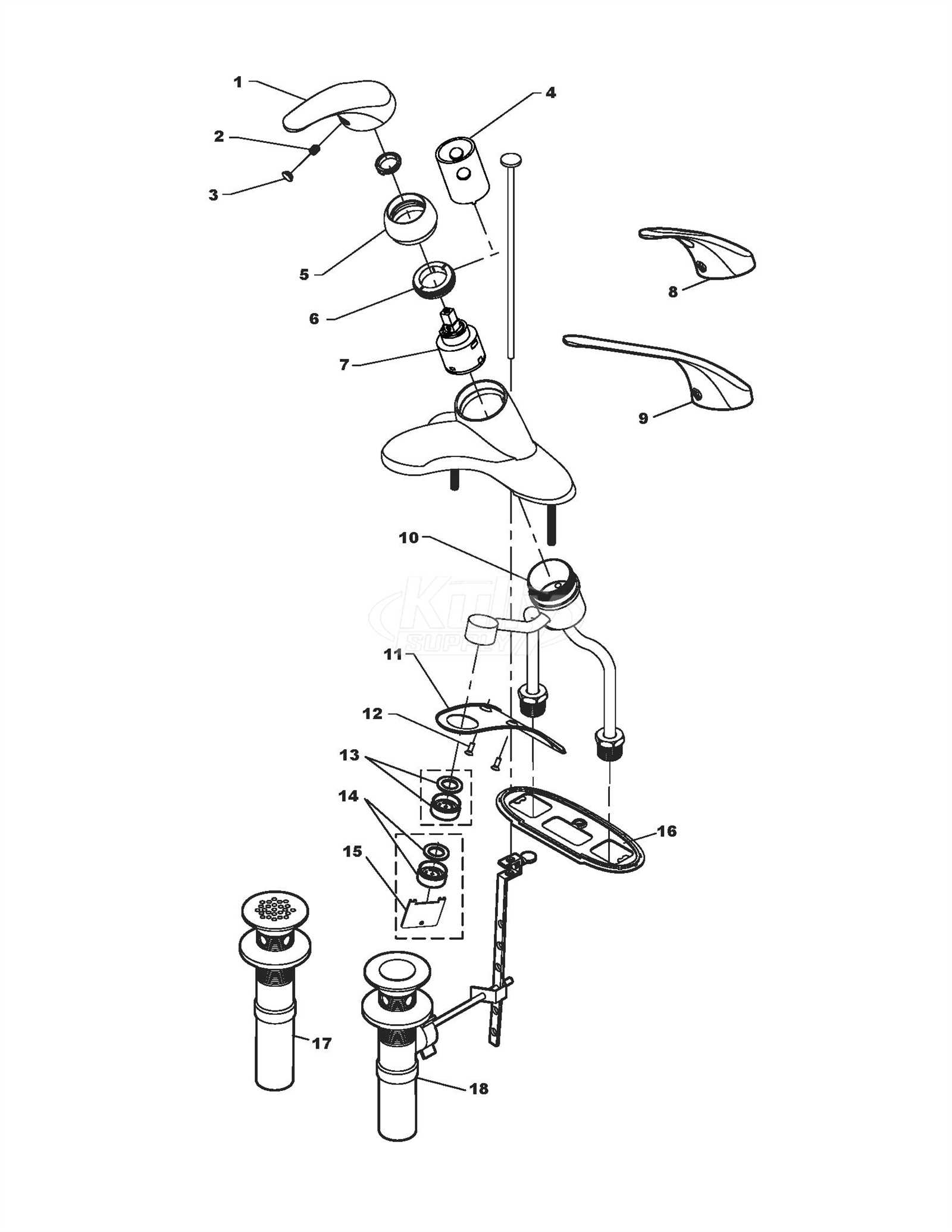 moen shower faucet parts diagram