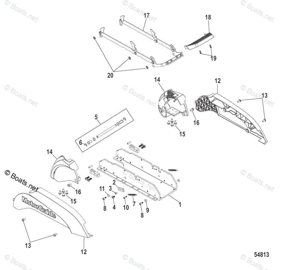 motor guide trolling motor parts diagram