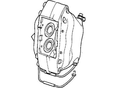 motorcycle brake caliper parts diagram