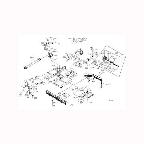 mower deck parts diagram